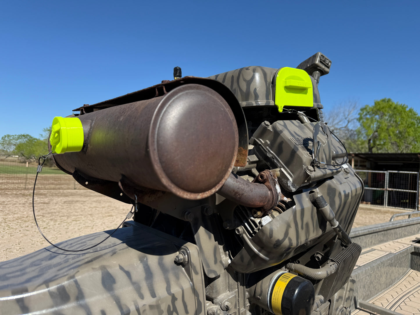 Vanguard Marine Engine Exhaust Plug
