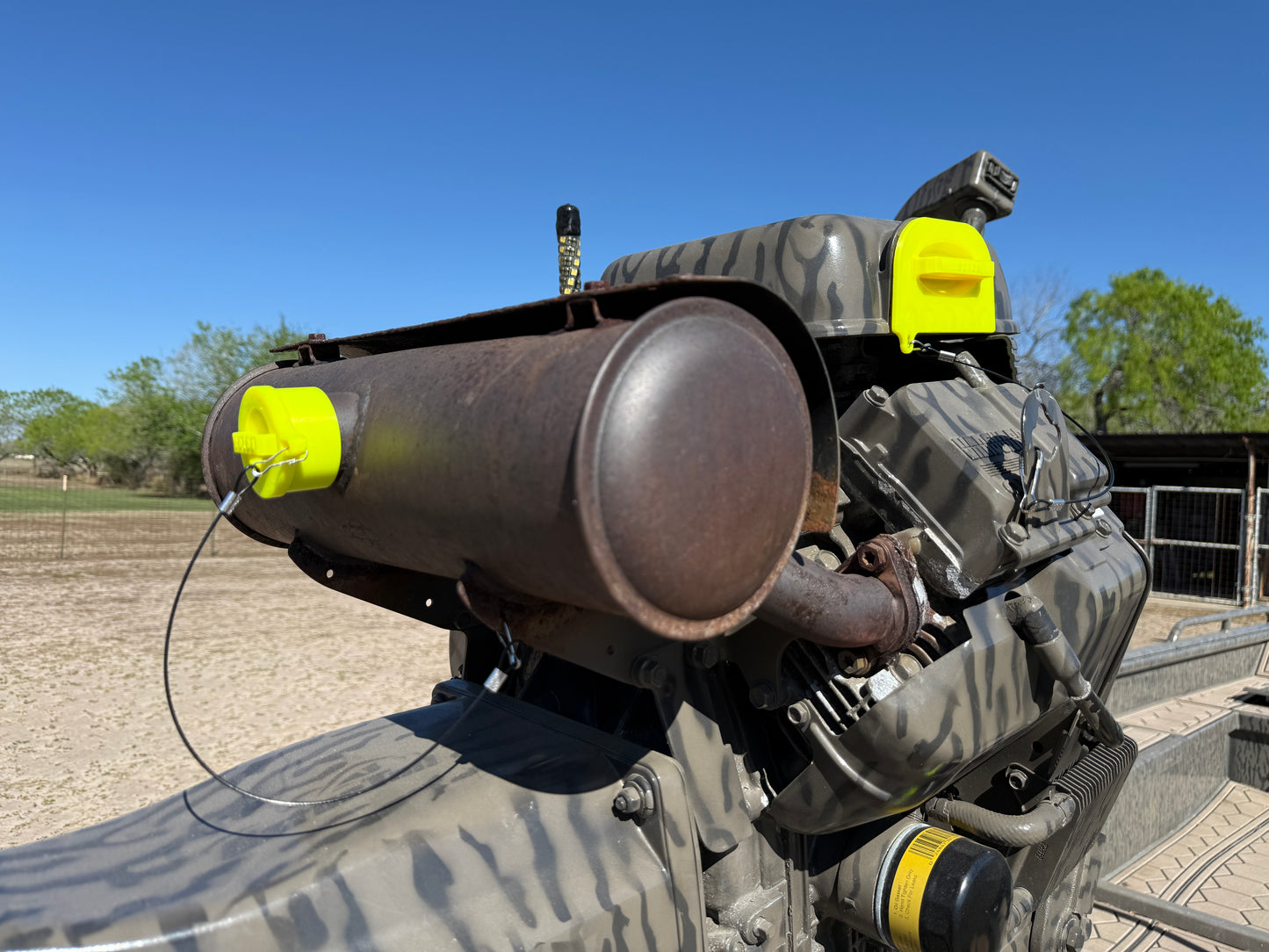 Vanguard Marine Engine Exhaust Plug